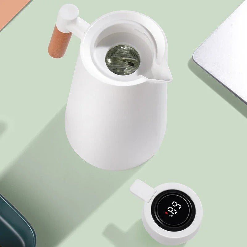 Thermoskanne mit Temperaturanzeige – Modernes Design und einfache Handhabung 