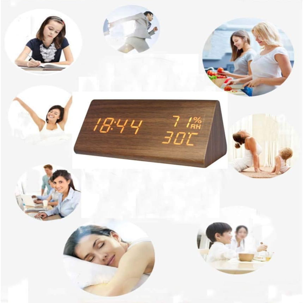 LED-kello Ääniohjauksella – Moderni Muotoilu ja Älykäs Toiminnallisuus 