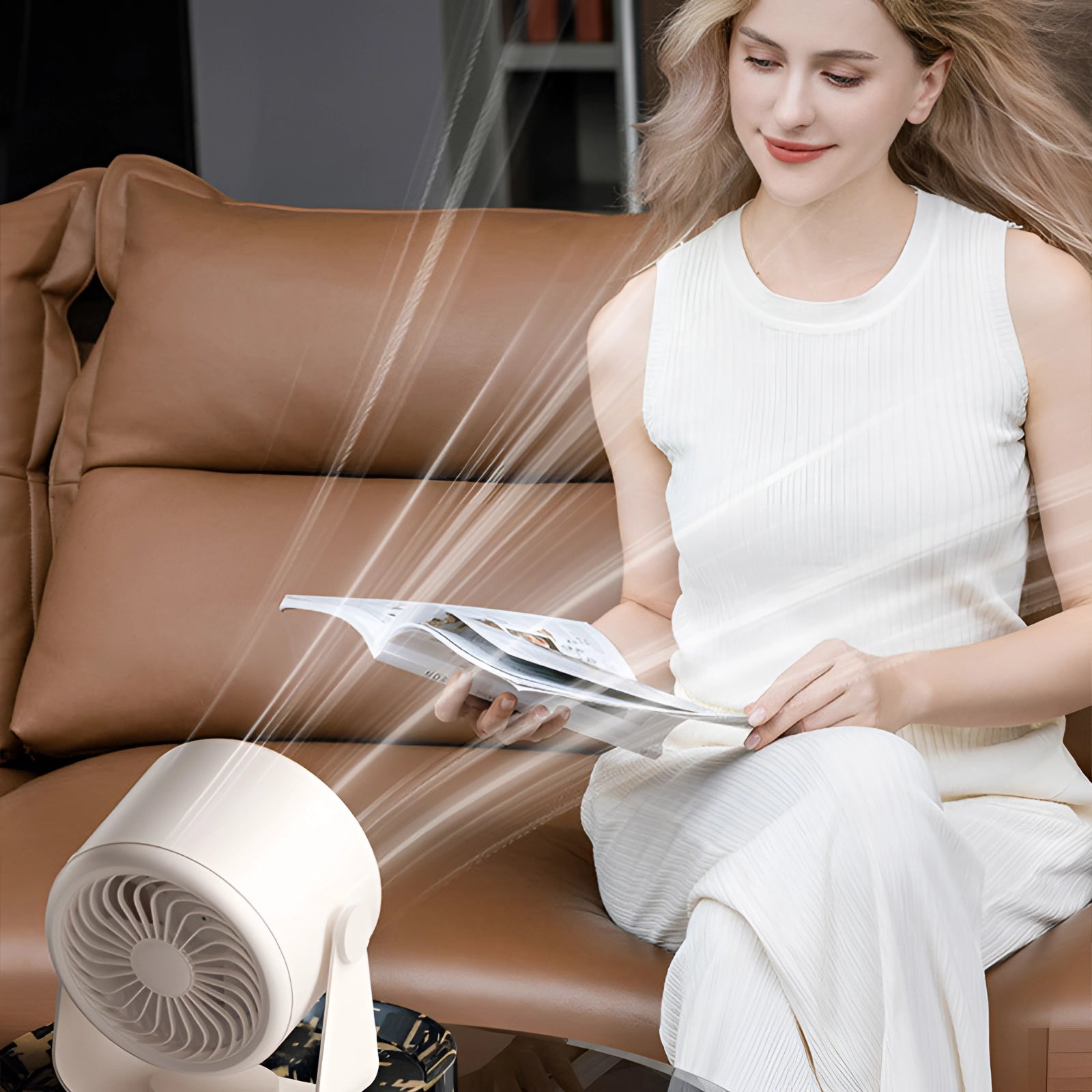Ventilatore turbo senza pale - Potenza silenziosa e design moderno