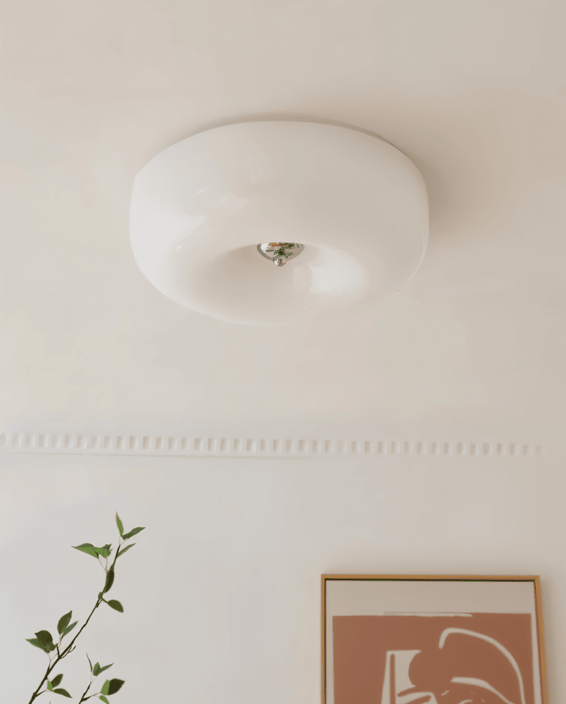 Skandinavisk glasloftlampe - moderne dekoration og nem installation