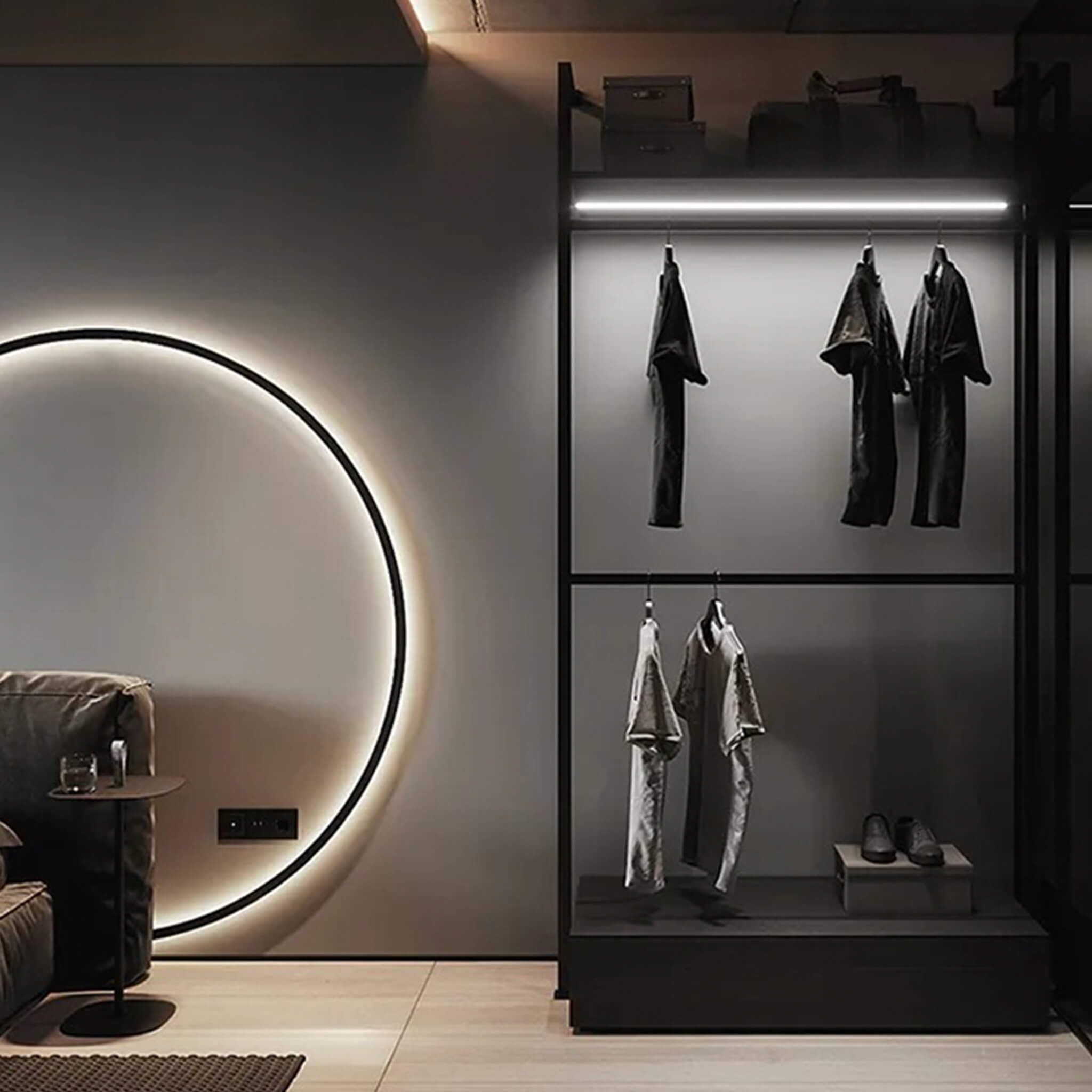 Applique da parete Halo – Eleganza e modernità 