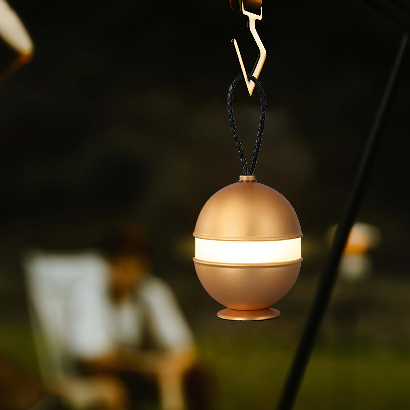 Lampada a sfera ricaricabile - Design chic e luce rilassante