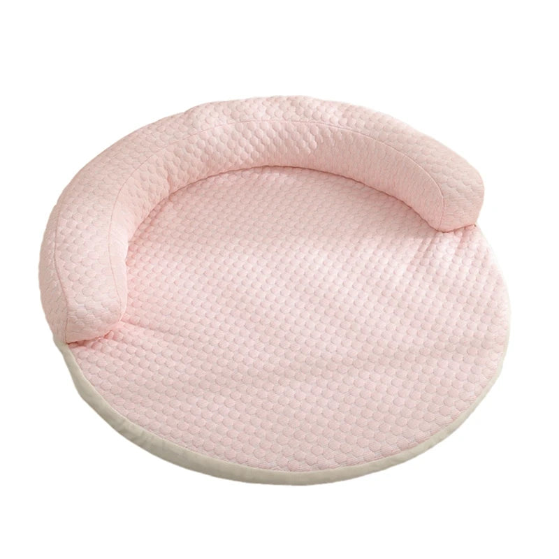 Tapis Rafraîchissant Rond –  Avec Zone De Repos Surélevée