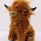 Cow plush from Scottish Highlands