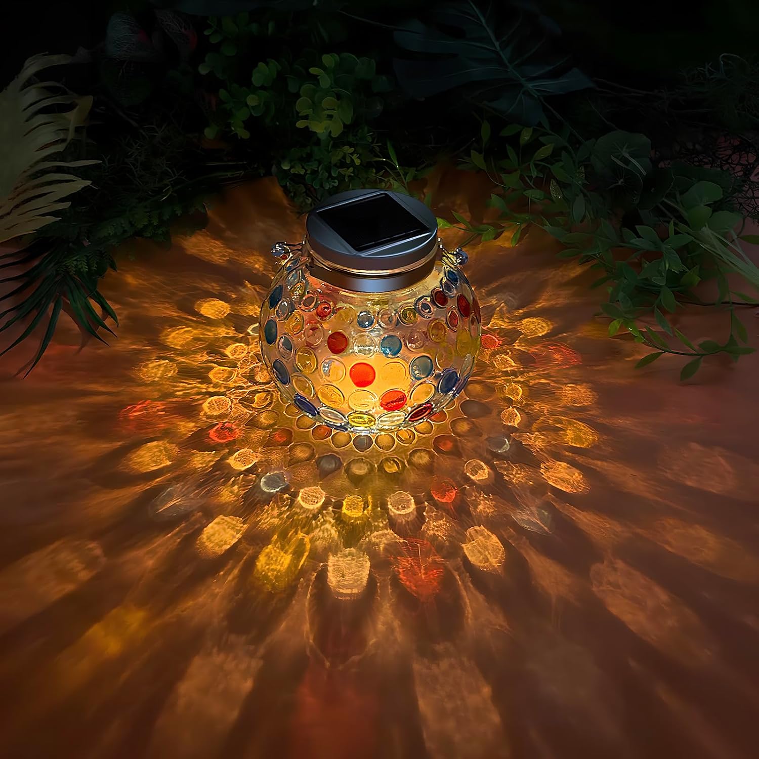 Lanterna Solare Esterna — Eleganza in Vetro 