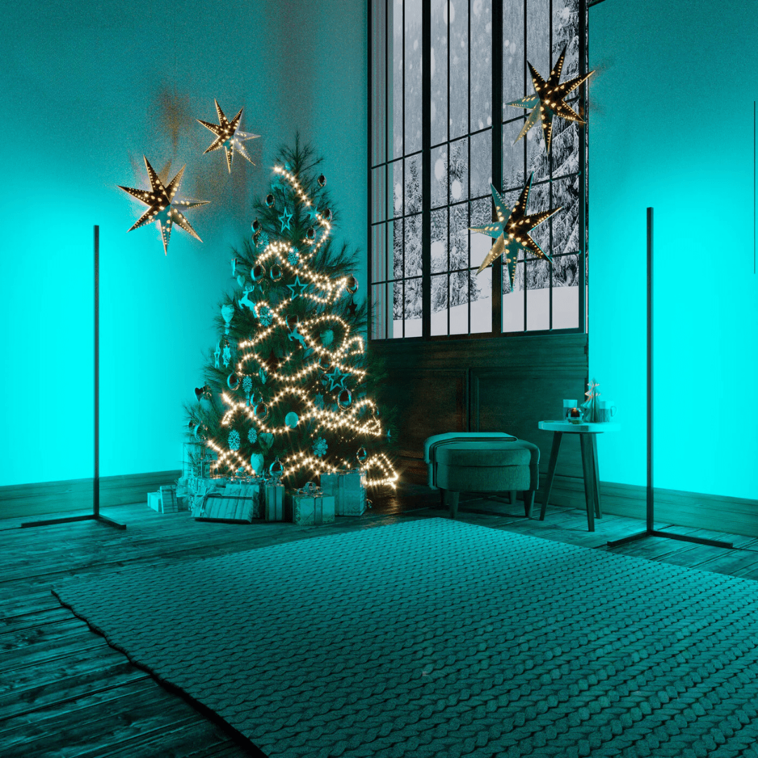 コーナー・ムードランプ - マルチカラー＆モダンなエクラ