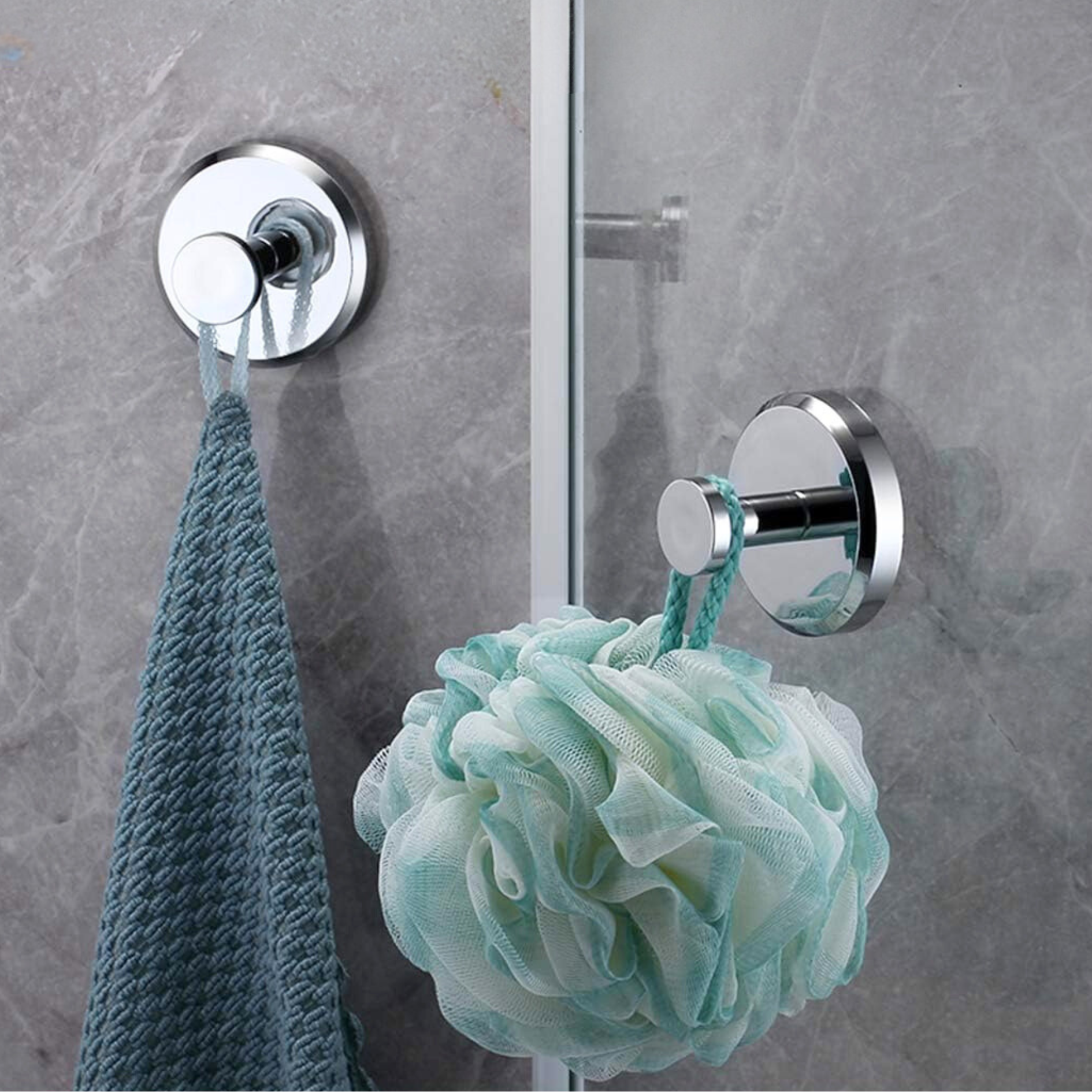 多用途の吸盤フック - 固定が強く、取り外し可能 