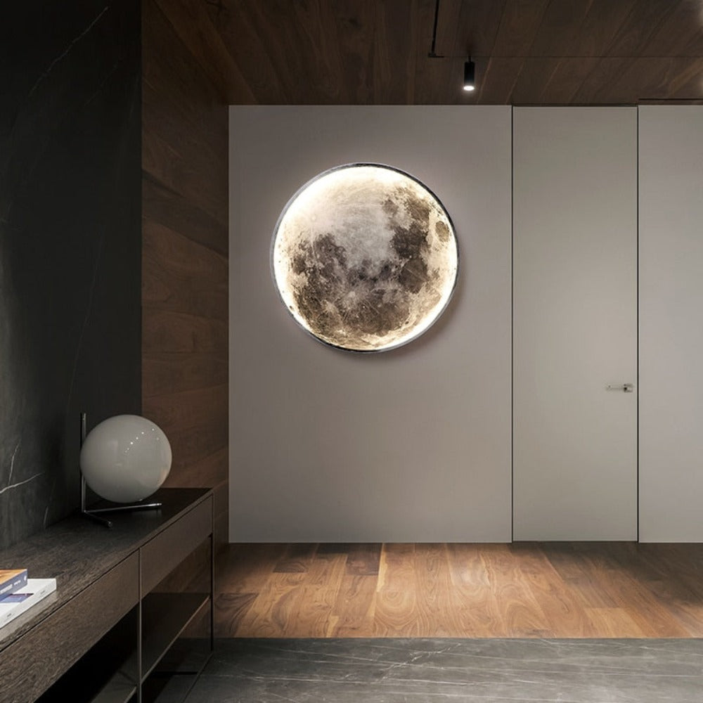 Lámpara de Pared 3D LED – Luna Para Un Ambiente Único 