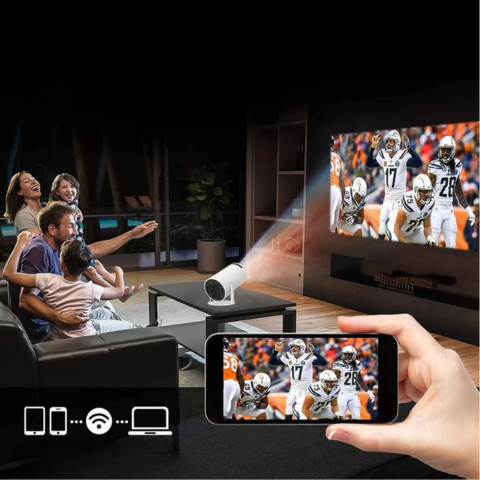 Høyoppløselig bærbar kinoprojektor 