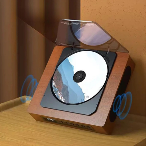 Lecteur CD Rétro Bluetooth Avec Port Type-C — Connectivité & Qualité Audio Supérieure