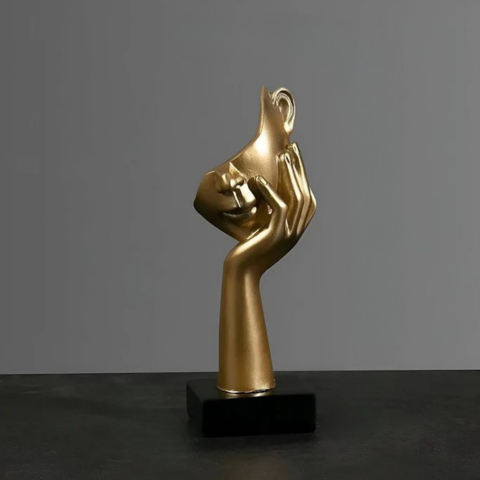 Abstract Harsbeeldhouwwerk - Artistieke Decoratie & Moderne Stijl