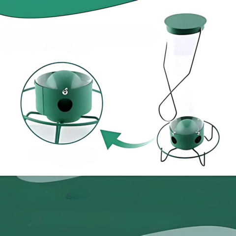 Zavesená kŕmidlo pre vtákov – Ochrana proti veveričkám a jednoduché plnenie 