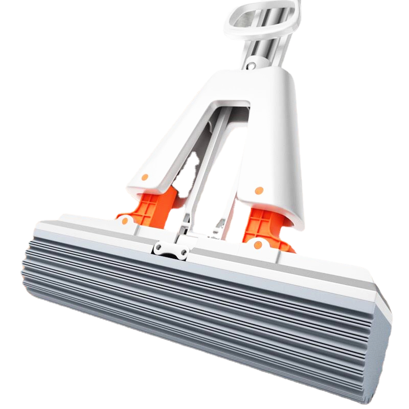 Vassoura Esponja Ultra-Absorvente – Centrifugação Automática e Prática 