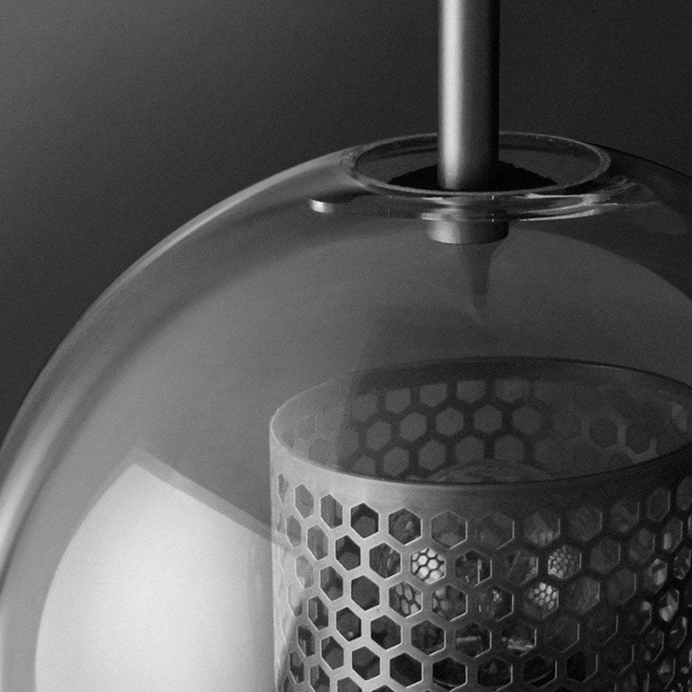 Teollinen geometrinen seinävalaisin - tyyliä ja modernia