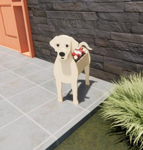 אגרטל פרחים מקורי — בצורת כלב 