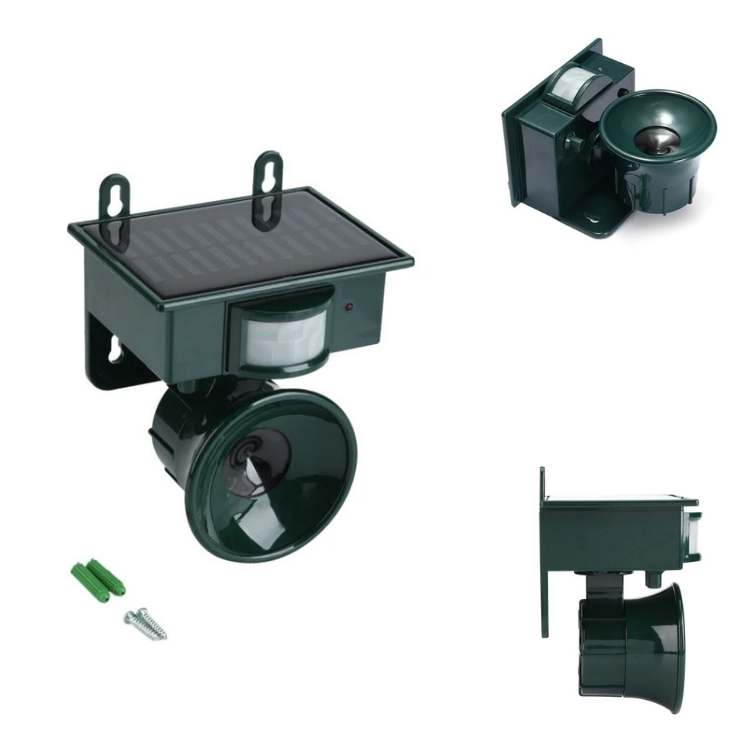 Repelente Eletrônico Para Jardim — Afasta Os Pássaros E Protege Os Seus Espaços 