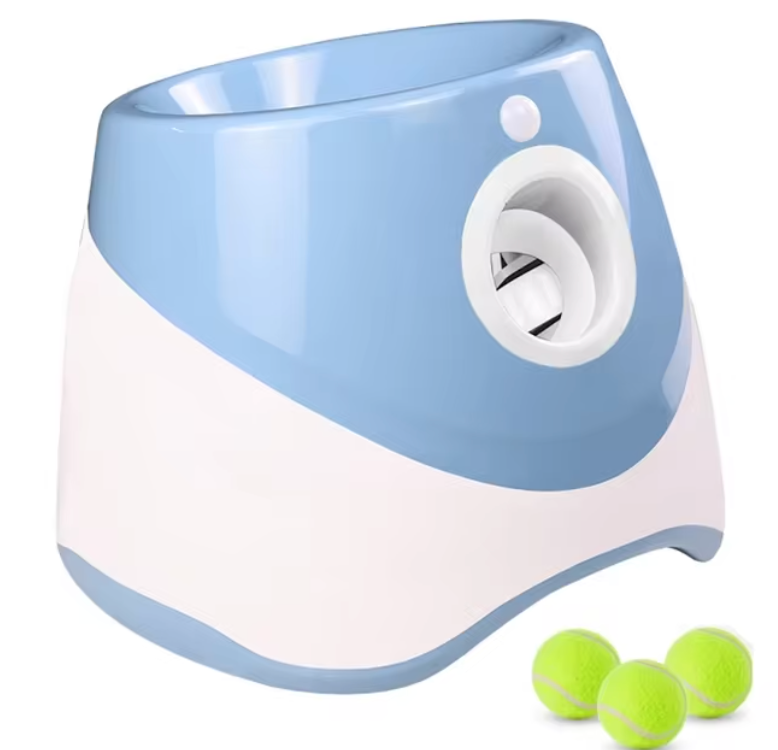 Brinquedo Interativo Automático — Lançador de Bolas para Cão 
