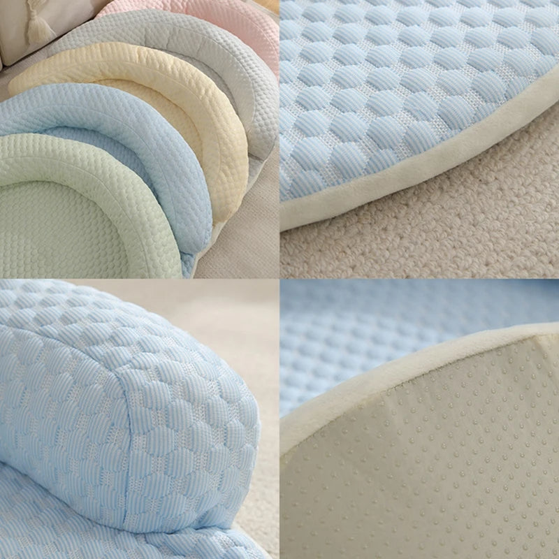 Tapis Rafraîchissant Rond –  Avec Zone De Repos Surélevée