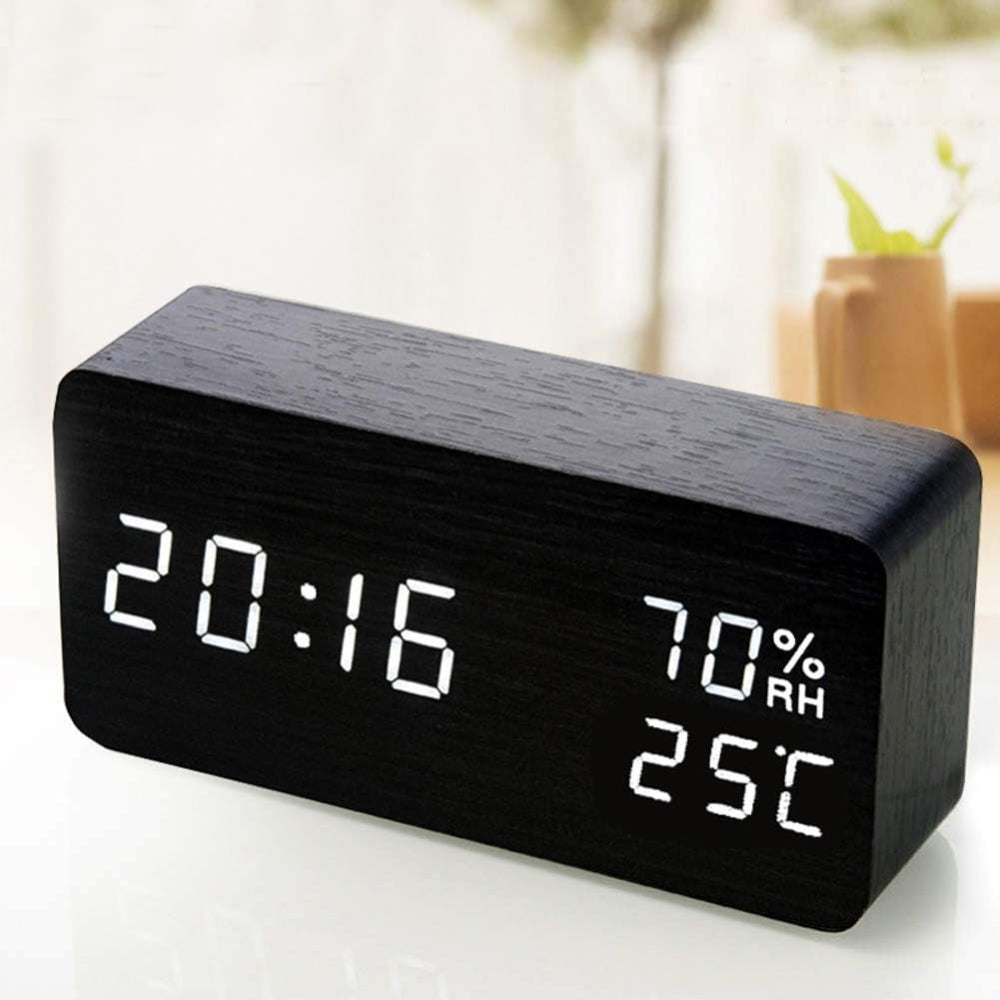 LED hodiny s hlasovým ovládaním – moderný dizajn a inteligentné funkcie 