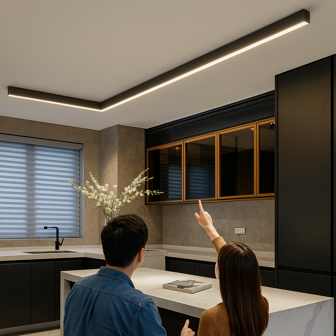 Candeeiro de Tecto Led Minimalista - Design Escandinavo 