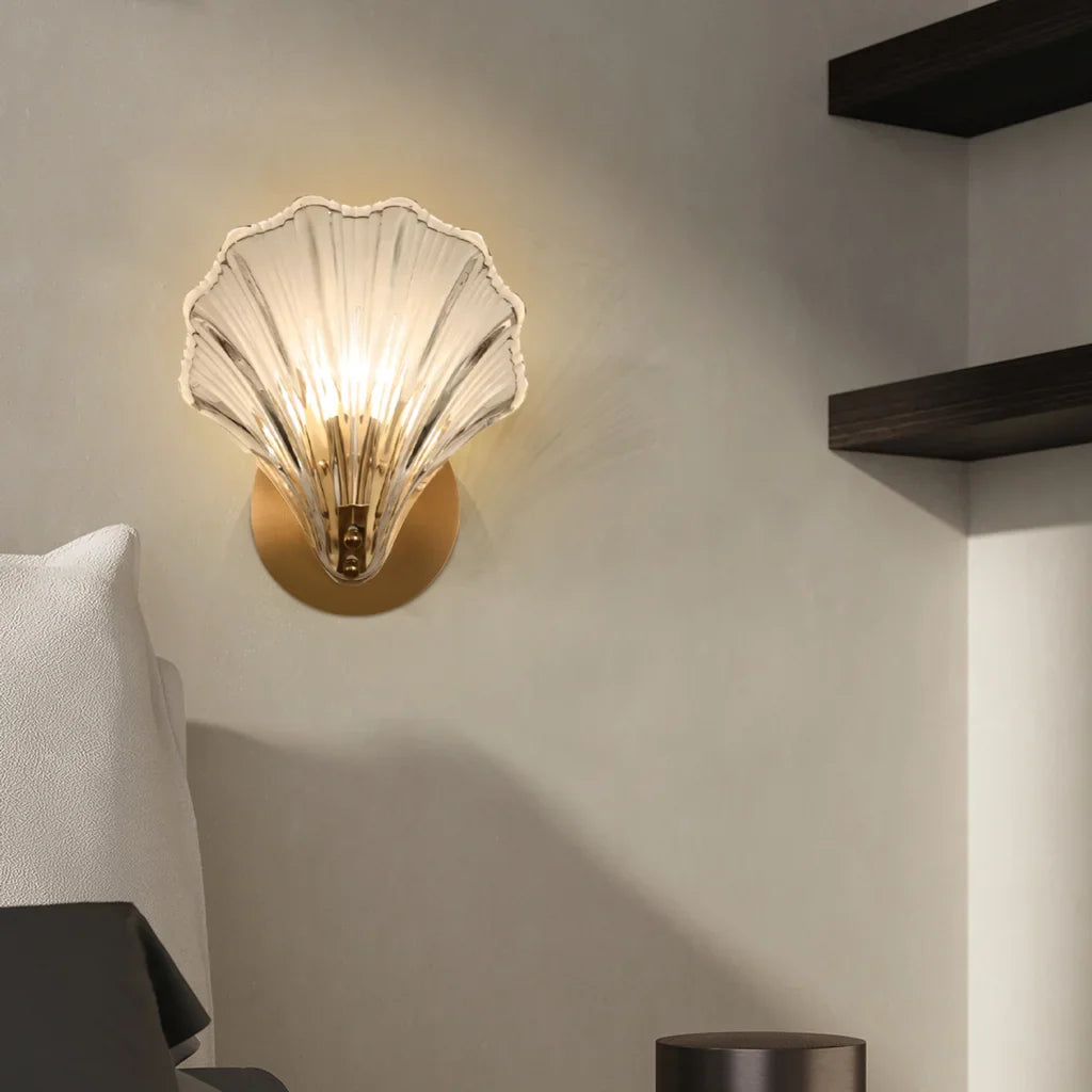 Απλίκα Τοίχου Κοχύλι – Κομψός Και Ναυτικός Φωτισμός 