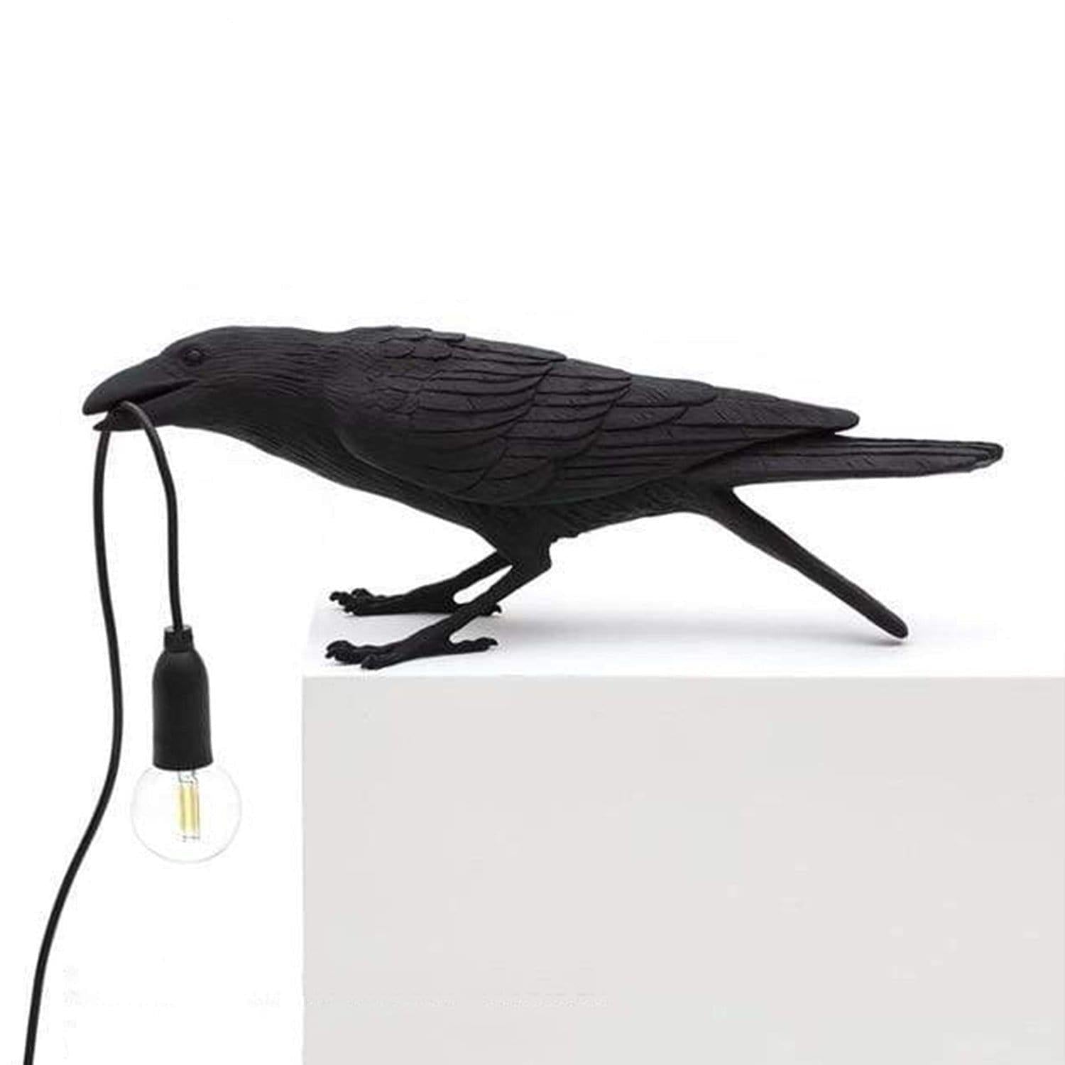 Lampe Décorative —  Corbeau Pour Ambiance Mystérieuse
