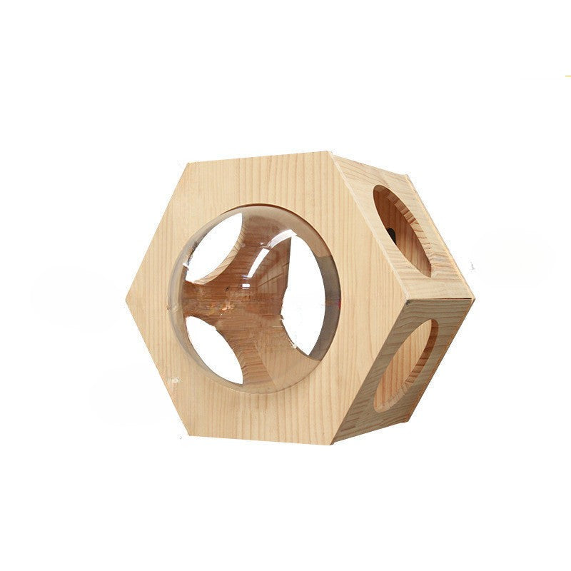 מסגרת טיפוס קיר עבור חתול עם פלטפורמת תלייה וסולם 