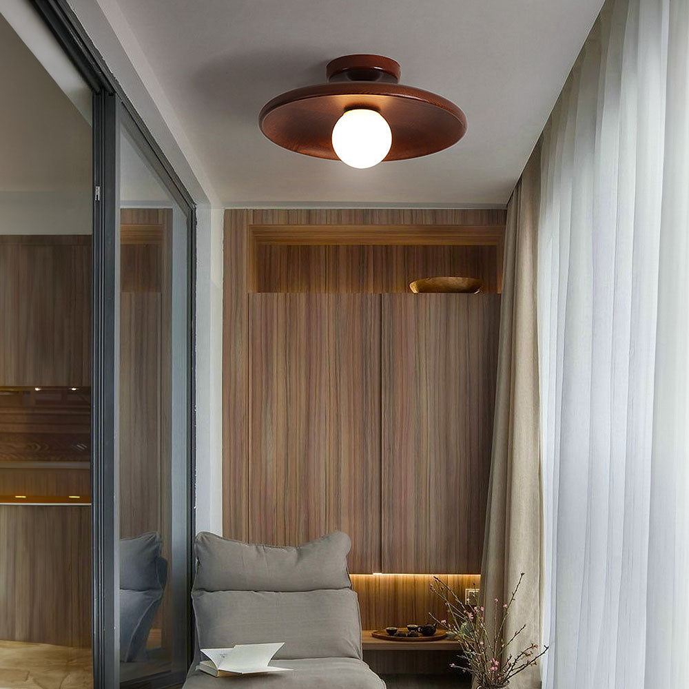 Elegant Rund Taklampa – Chic och Tidlös Design 