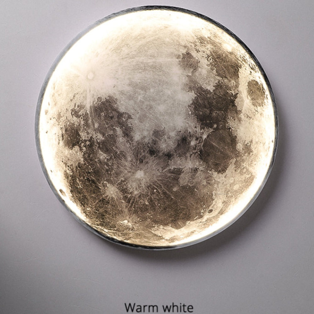 Lámpara de Pared 3D LED – Luna Para Un Ambiente Único 
