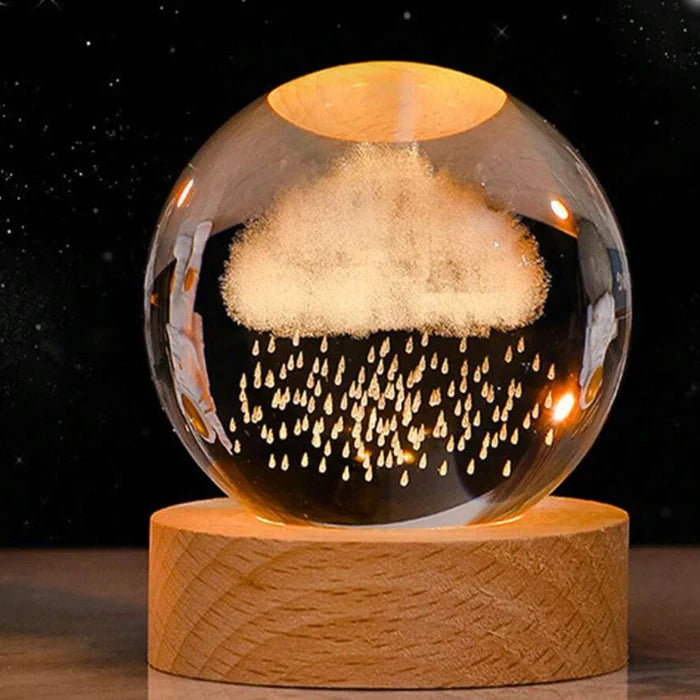 Lâmpada Decorativa Led – Acabamento Gravado e Estilo Contemporâneo 
