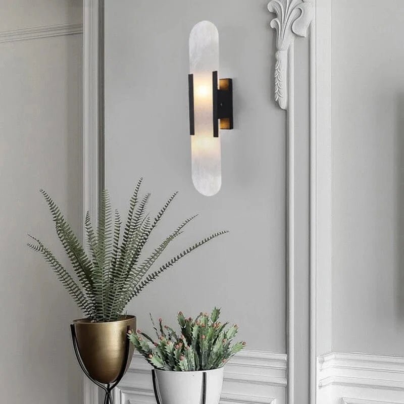 Applique Murale LED Noire Et Dorée