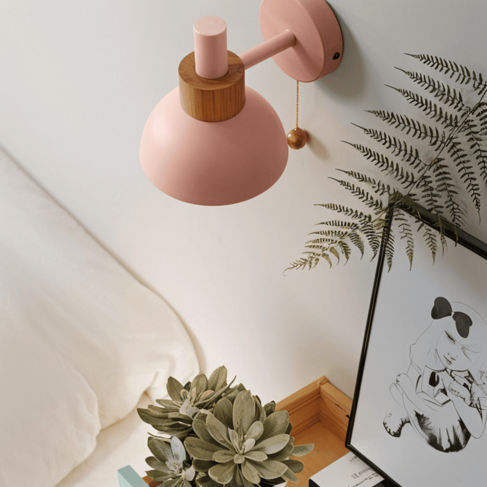 Applique Murale Pastel Avec Interrupteur À Tirette — vue 4