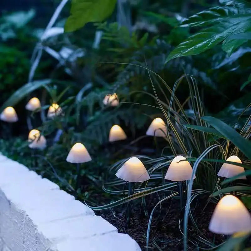 Guirlande Lumineuse Champignons Solaires