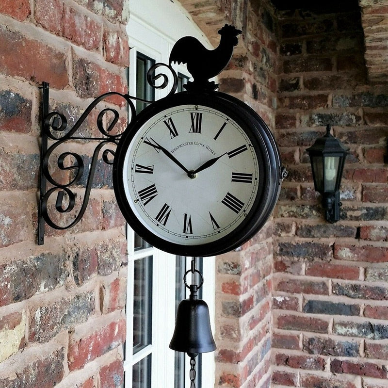Horloge Murale Double Face