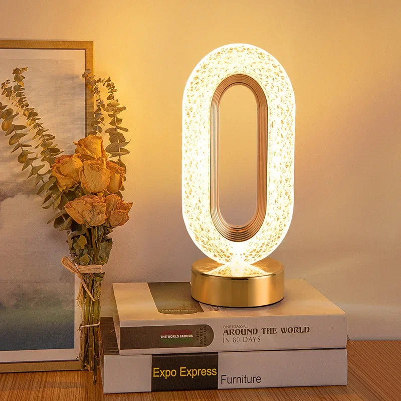 Lampe De Chevet Tactile Dorée