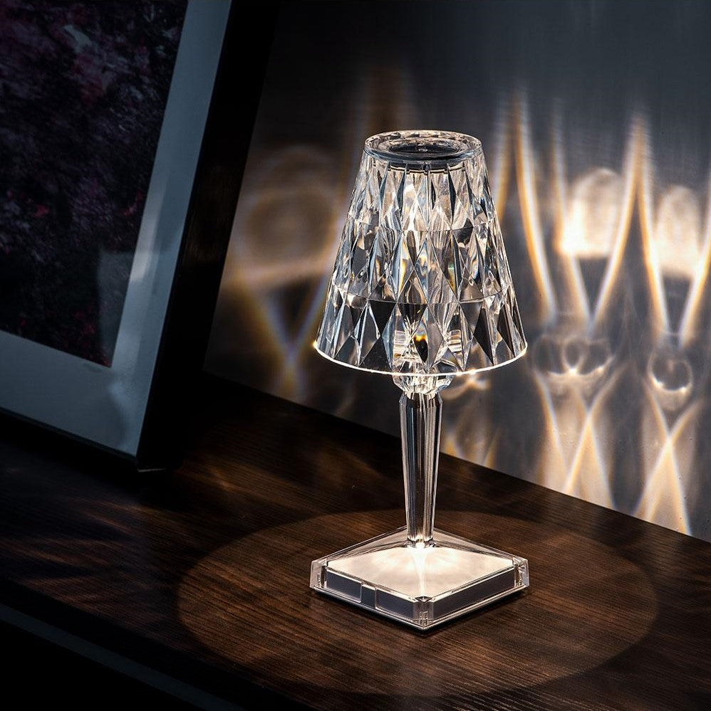 Lampe De Table Cristalline