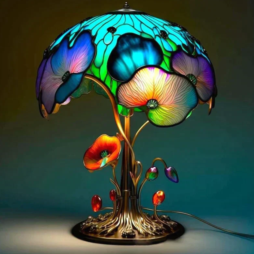 Lampe En Vitrail Apaisante — vue 4