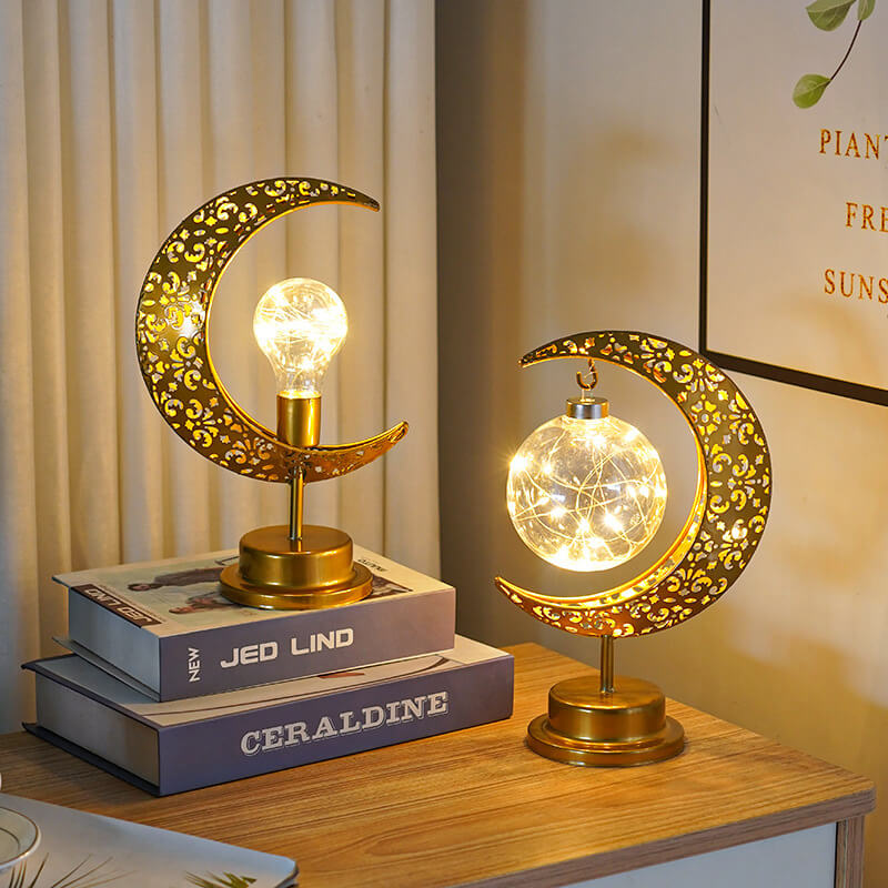 Lampe Lune Dorée — vue 2