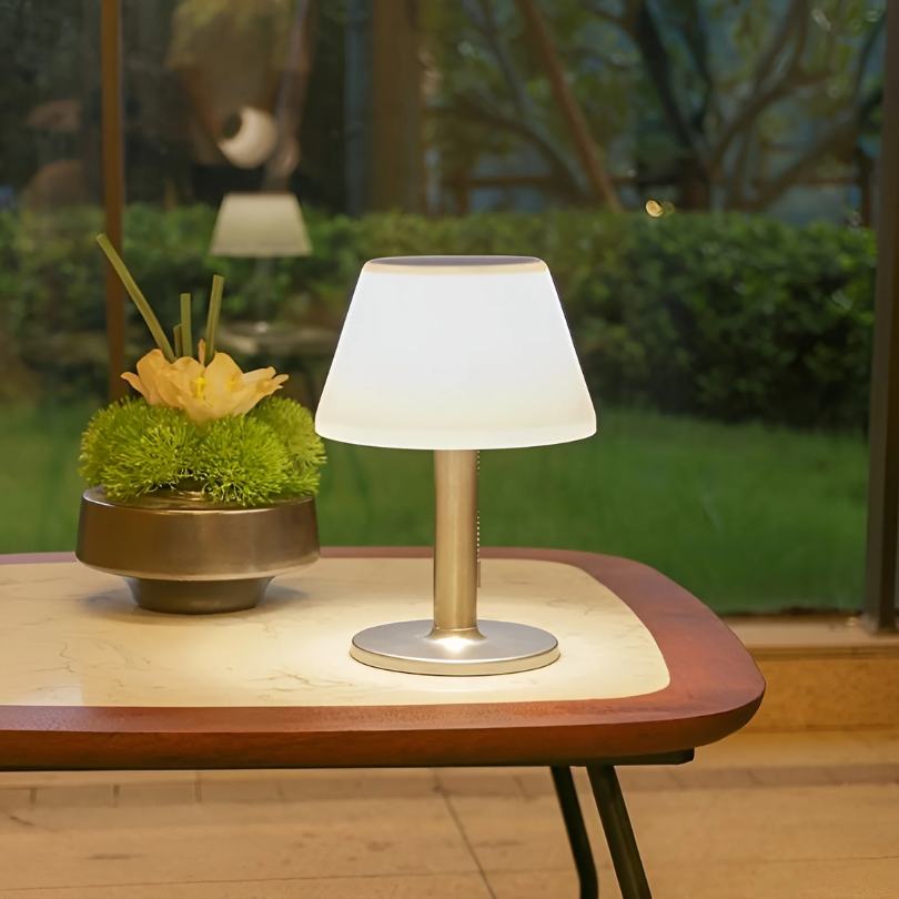 Lampe Solaire De Table Élégante