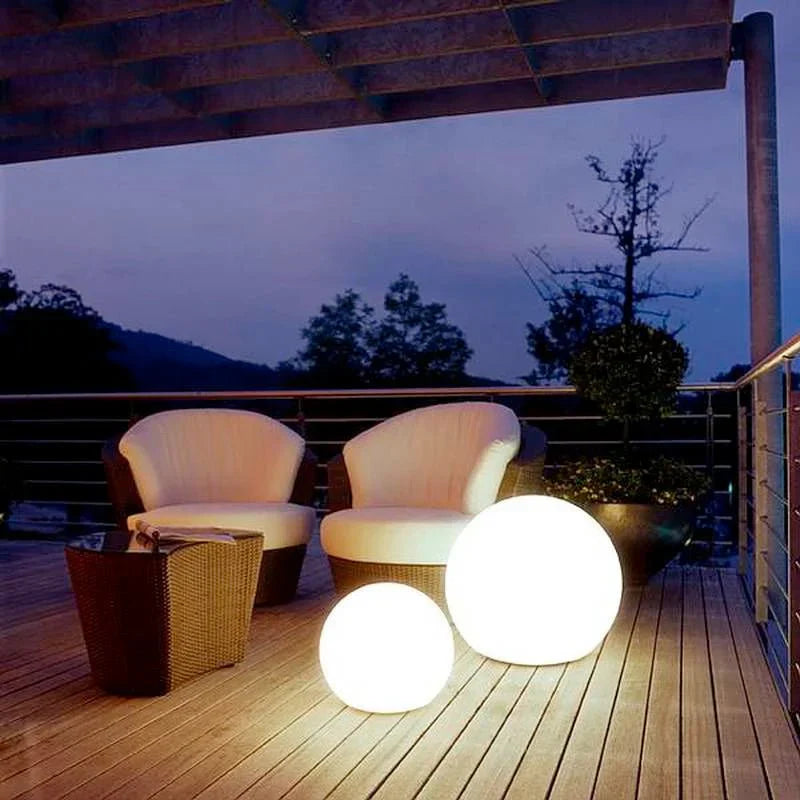 Lampe Sphérique Extérieure Sans Fil