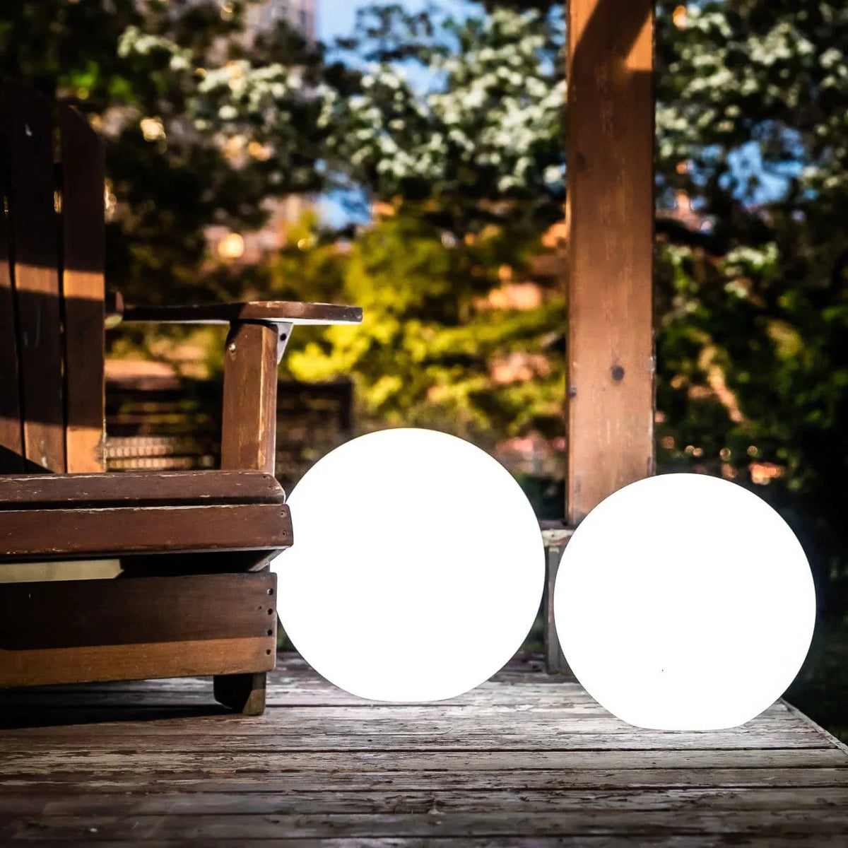 Lampe Sphérique Extérieure Sans Fil — vue 10