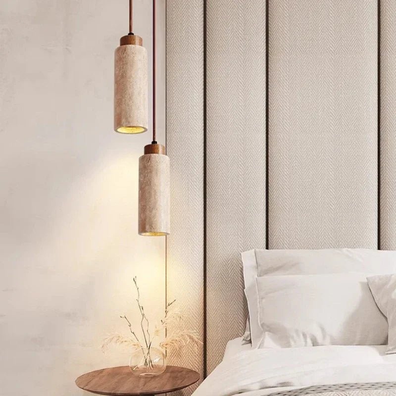 Lampe Suspendue En Pierre Naturelle — vue 4