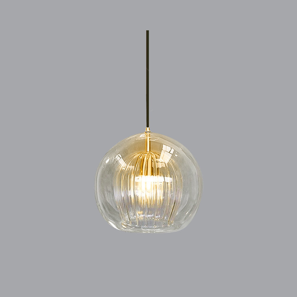 Lampe Suspendue En Verre Élégante Et Chaleureuse — vue 4