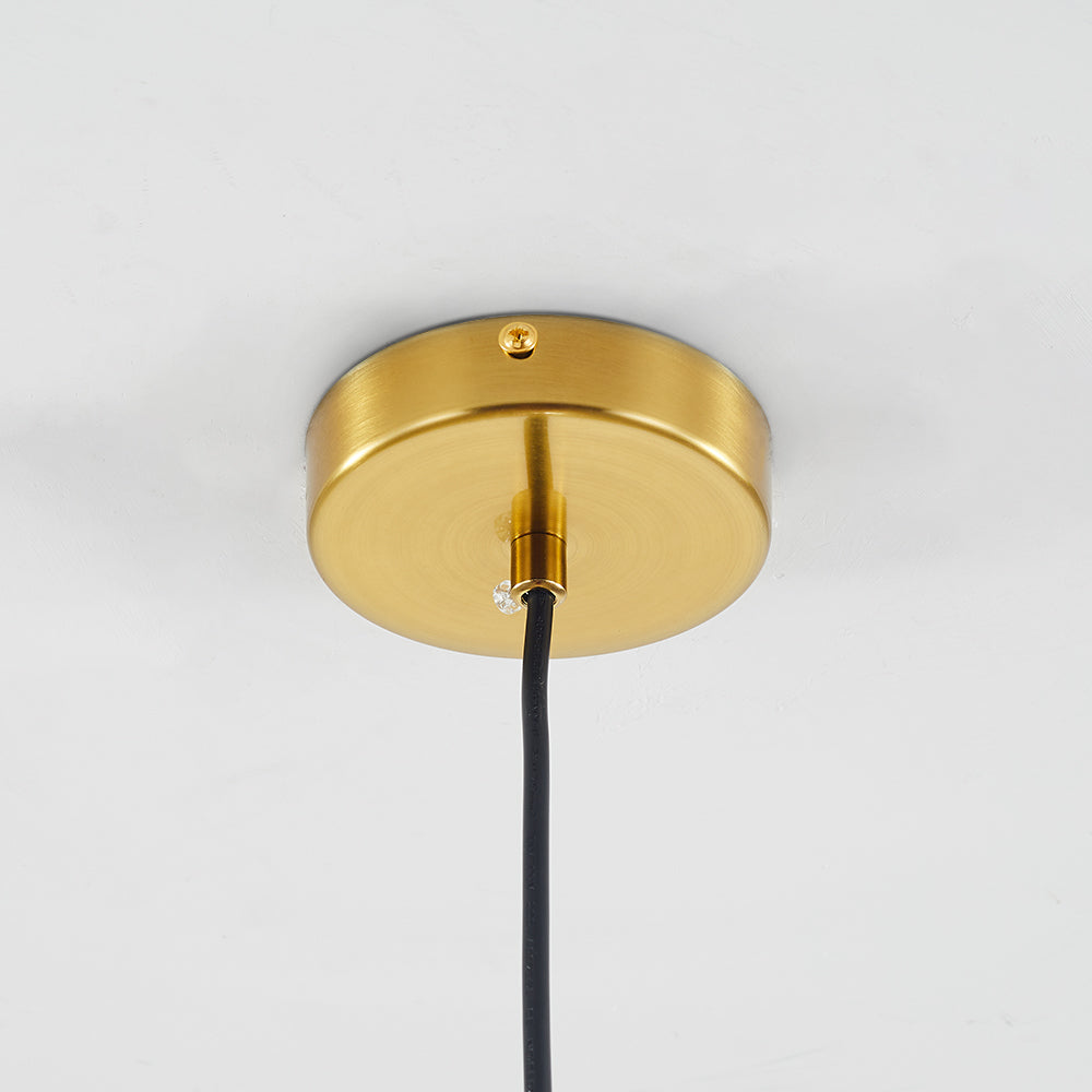 Lampe Suspendue En Verre Élégante Et Chaleureuse — vue 8