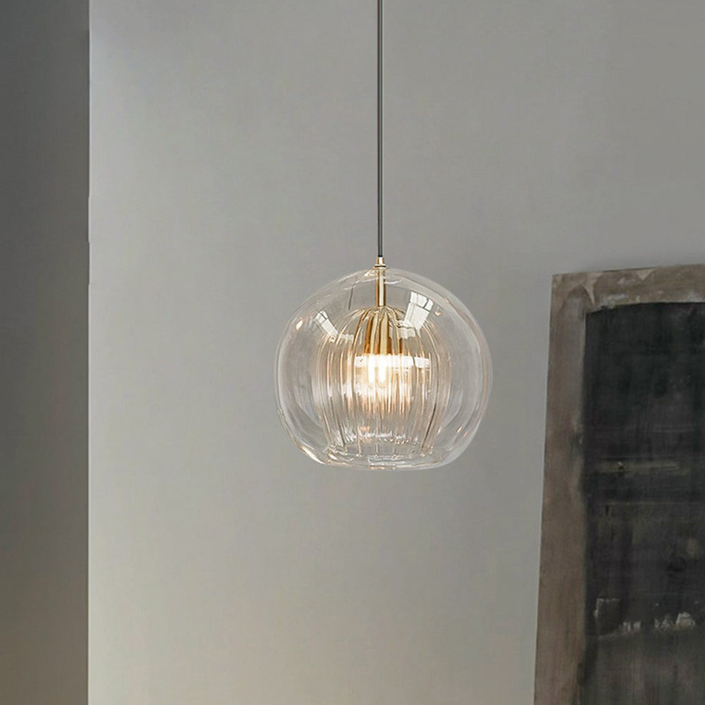 Lampe Suspendue En Verre Élégante Et Chaleureuse — vue 9