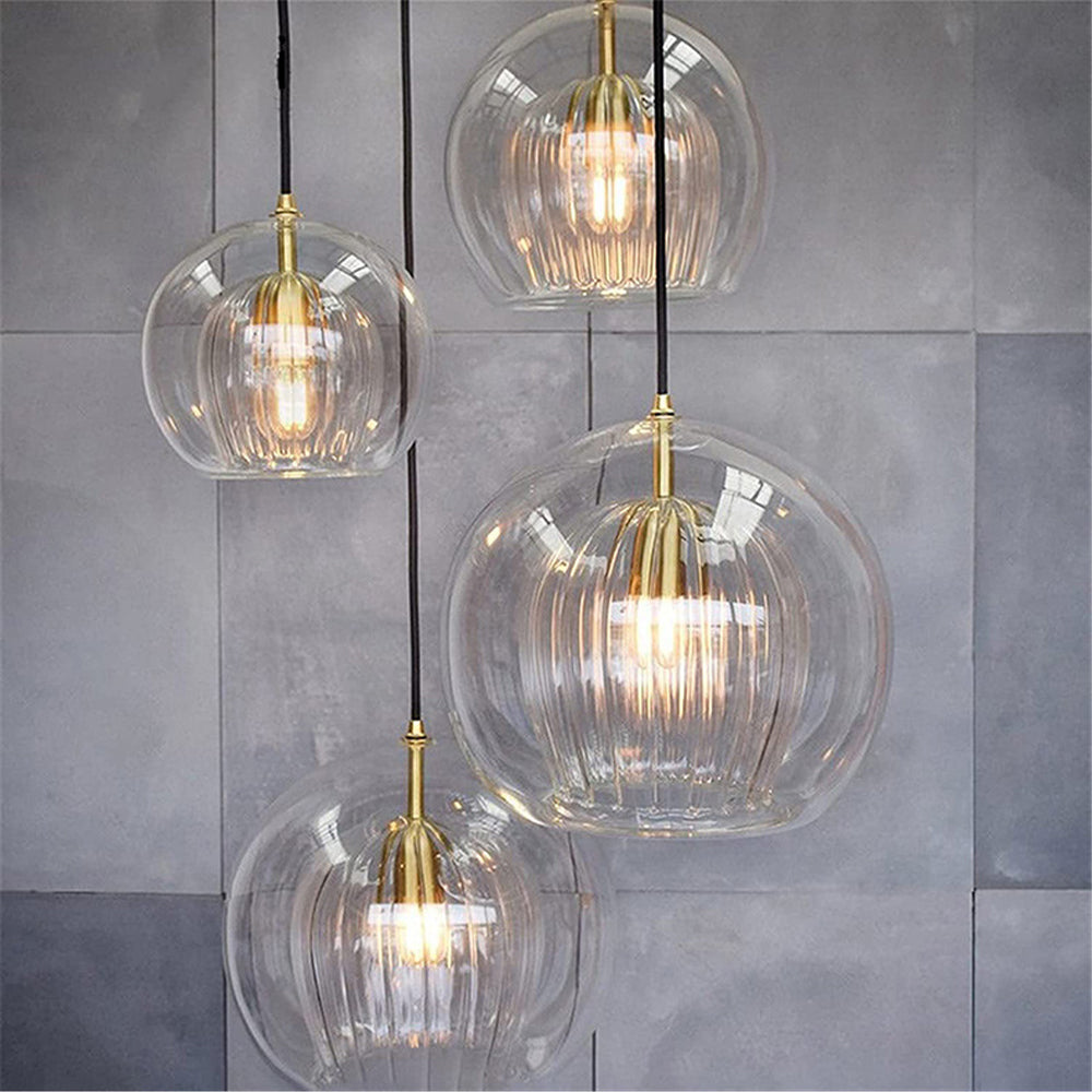 Lampe Suspendue En Verre Élégante Et Chaleureuse — vue 11