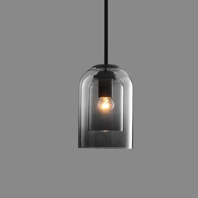 Lampe Suspendue Vintage En Verre — vue 5