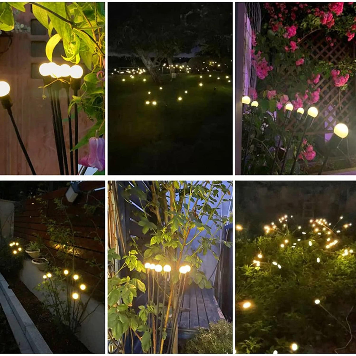 Lampes LEDs Lucioles À Énergie Solaire — vue 2