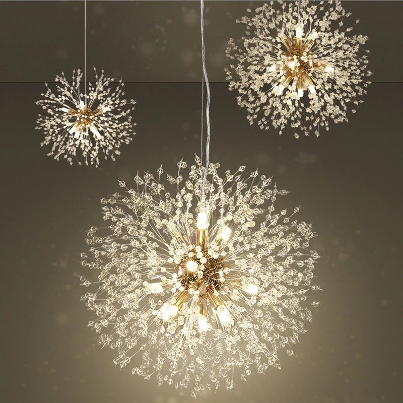 Lustre En Cristal À Suspension