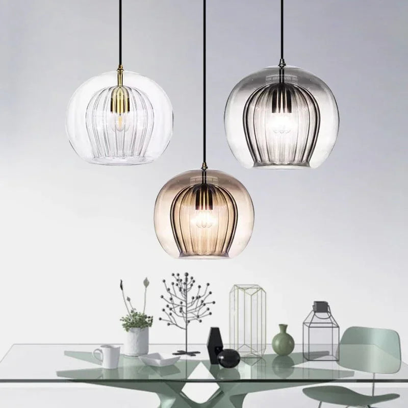 Sphère Lumineuse Moderne En Verre